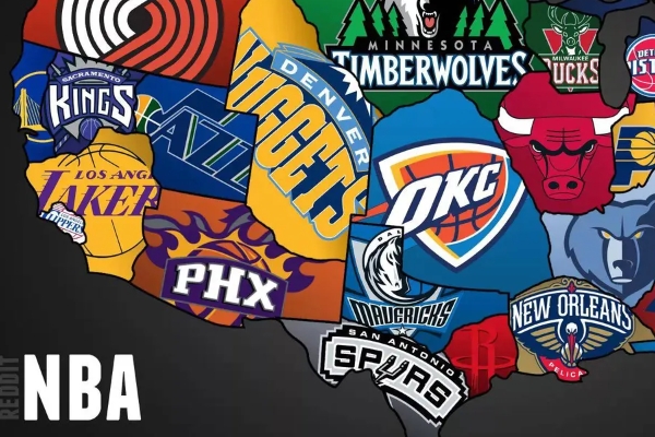 NBA西部一共有多少只球队？
